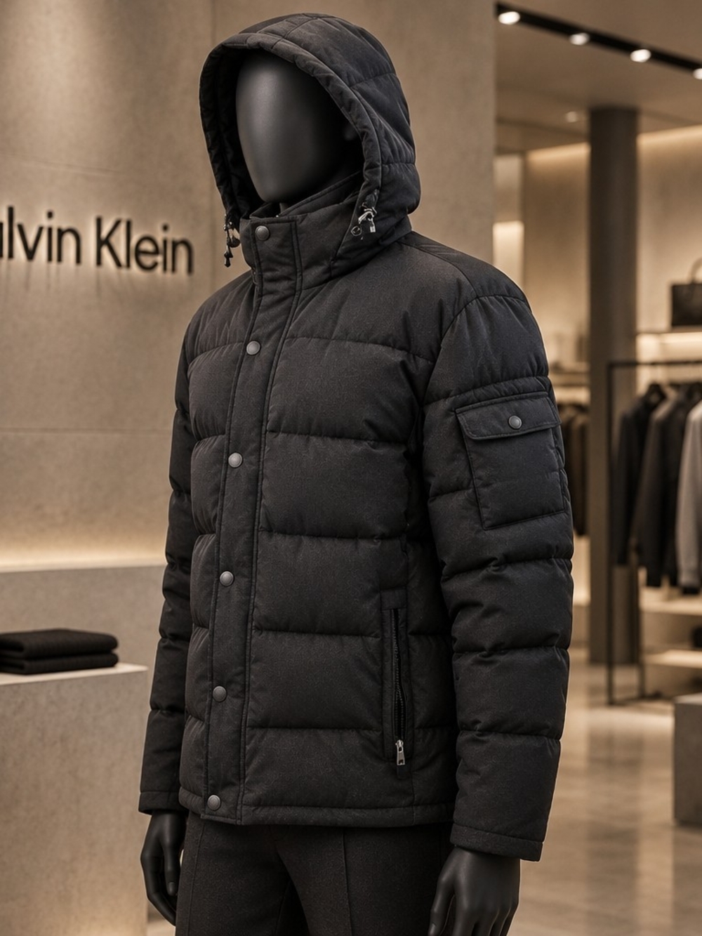 Calvin Klein Winter Jacket Men Large Cm208326 Size L